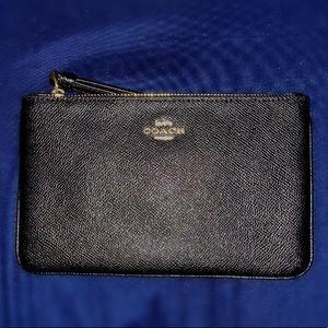Black Coach Large Wristlet